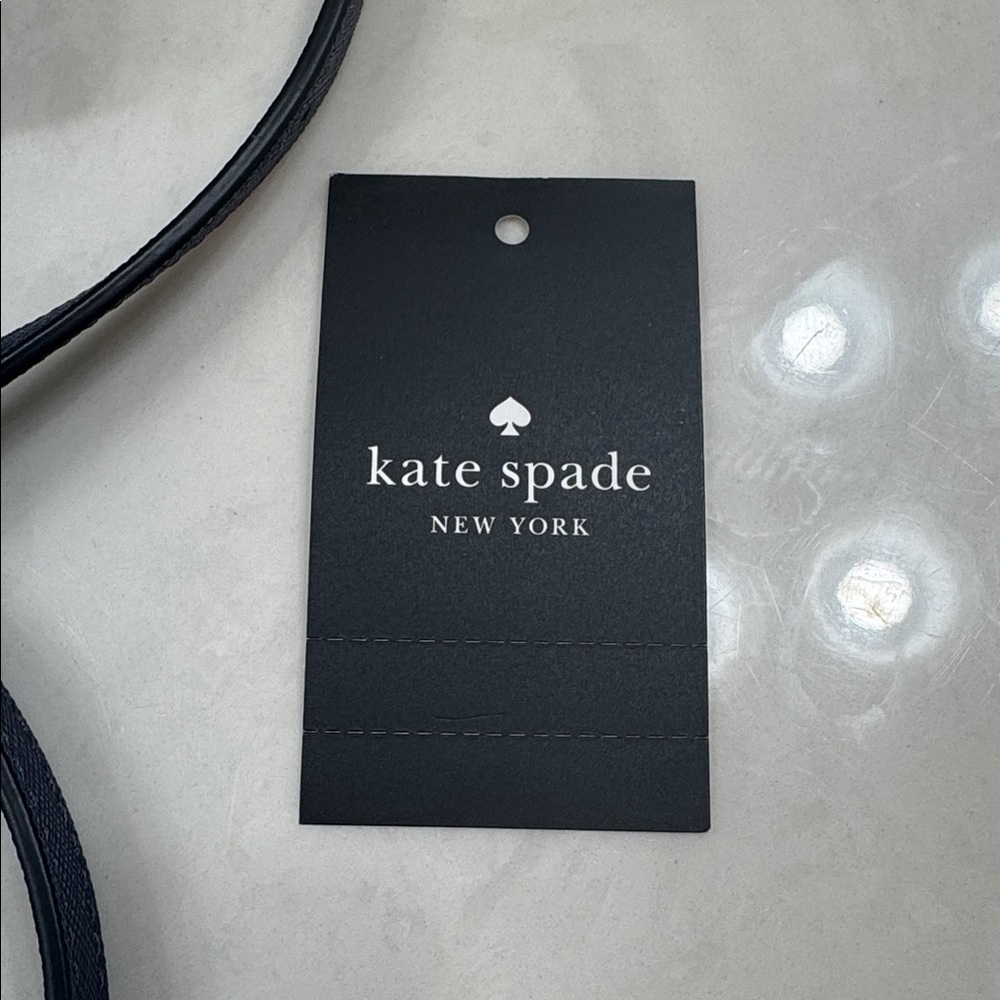 Kate Spade Wallet Crossbody Vase Floral Print Blue and White w/ Removable strap - Picture 9 of 9